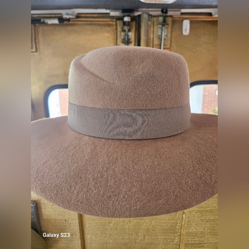 Elizabeth and James Brown Felt Hat